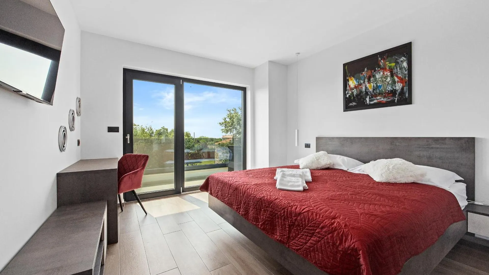 Villa Maem In Central Istria For Families With Sauna, Whirlpool & Sea View Juršići
