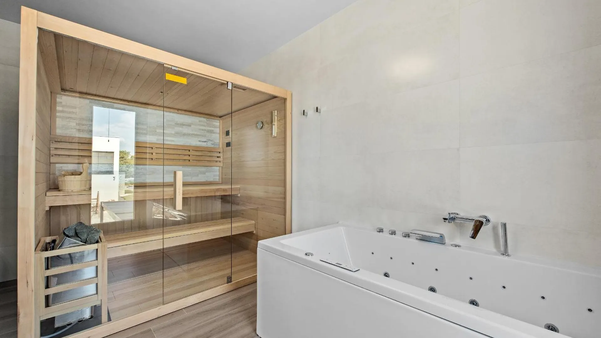 Villa Maem In Central Istria For Families With Sauna, Whirlpool & Sea View Jursici Croatia