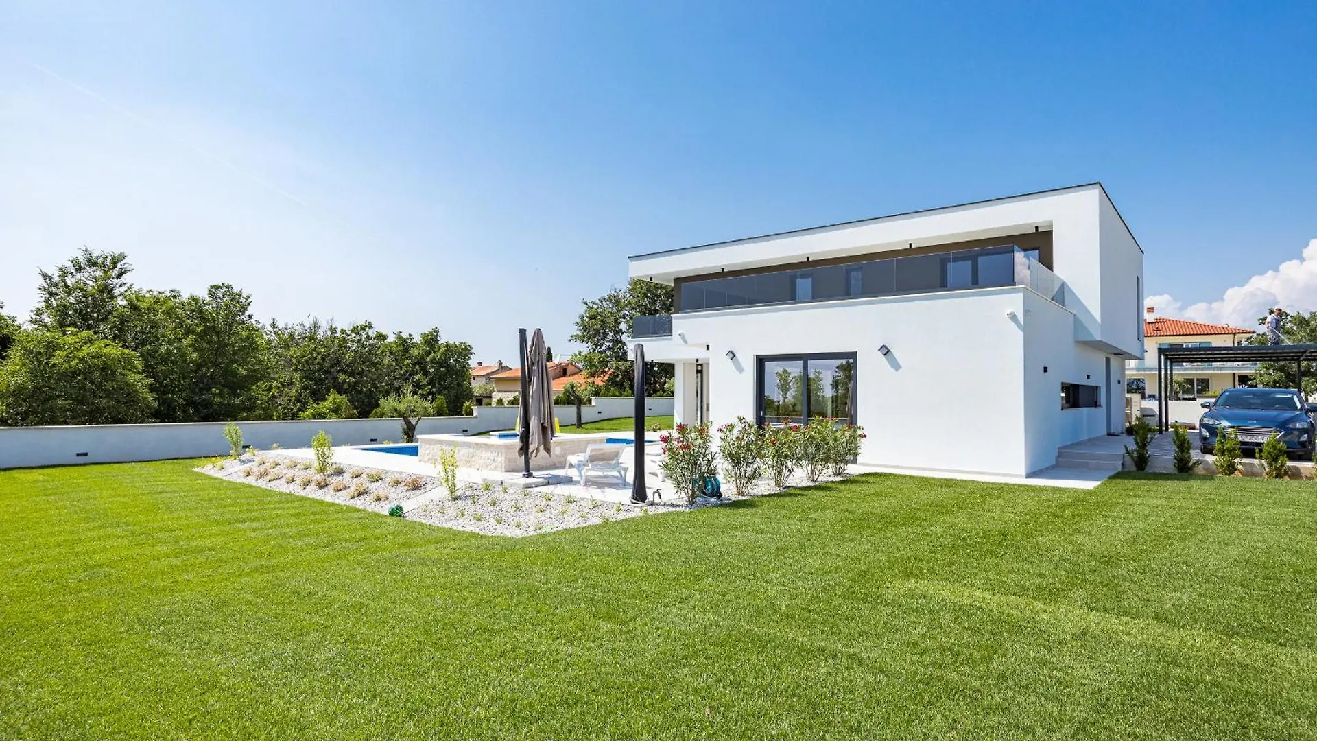 Villa Maem In Central Istria For Families With Sauna, Whirlpool & Sea View Jursici 0*,