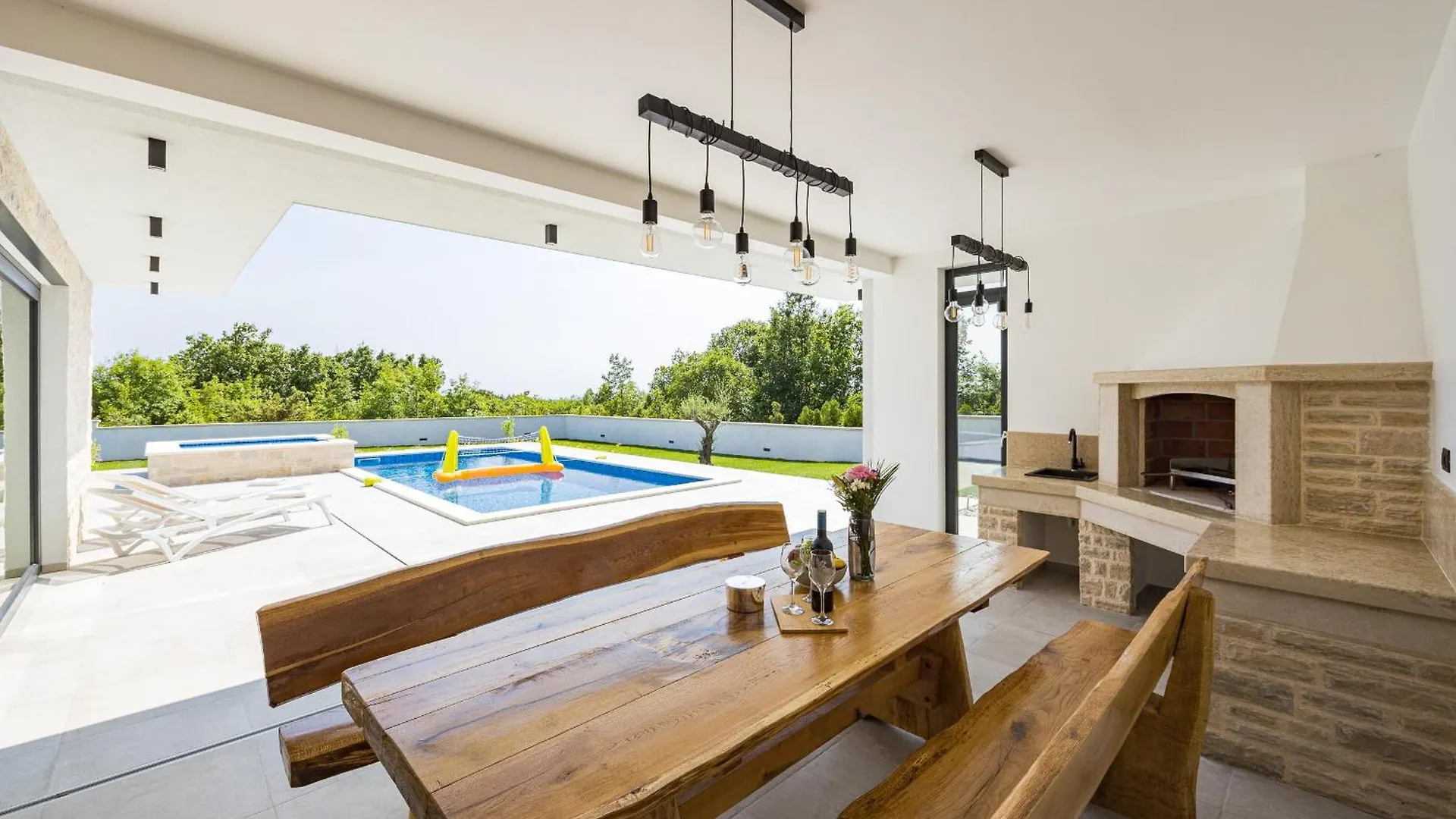 Villa Maem In Central Istria For Families With Sauna, Whirlpool & Sea View Jursici 0*,