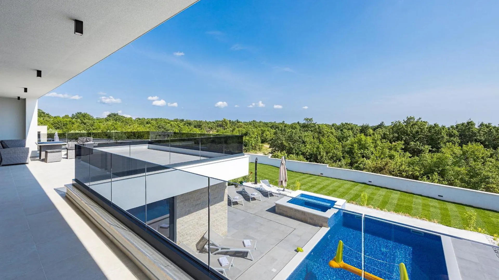 Villa Maem In Central Istria For Families With Sauna, Whirlpool & Sea View Juršići