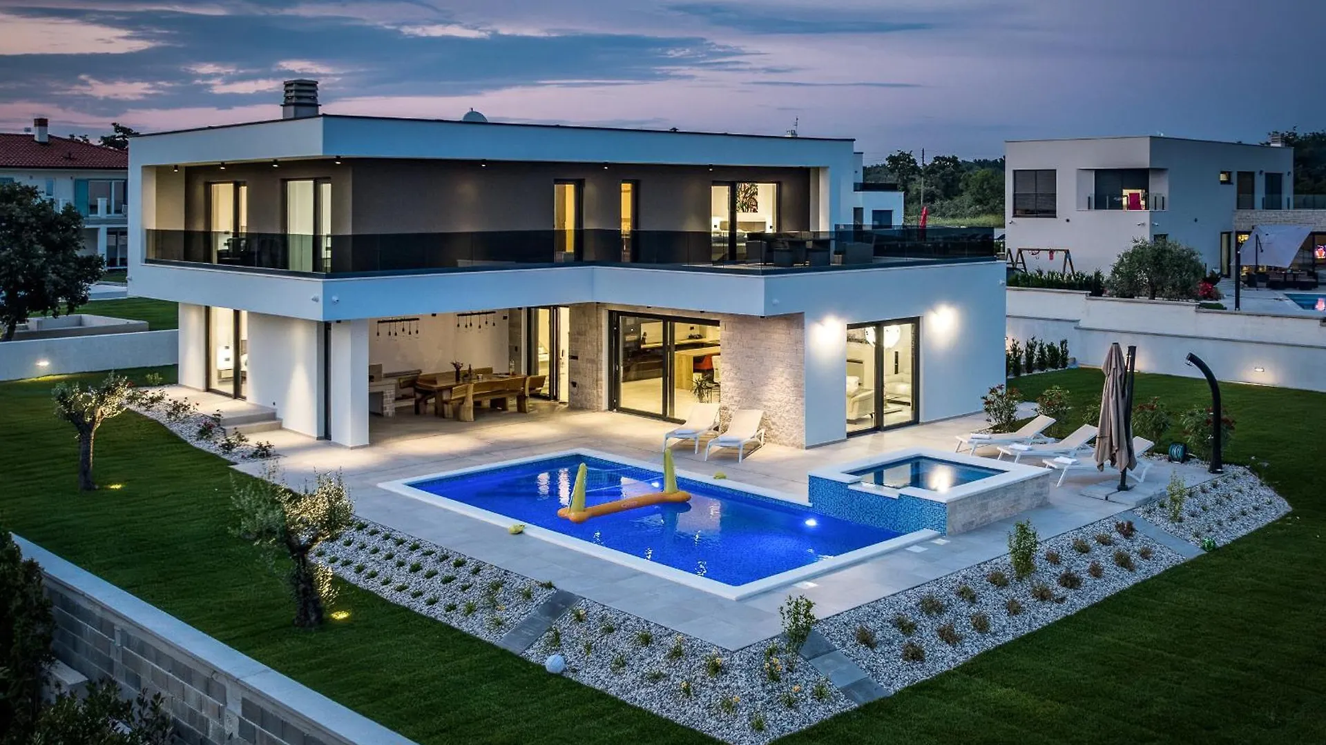 Villa Maem In Central Istria For Families With Sauna, Whirlpool & Sea View Juršići