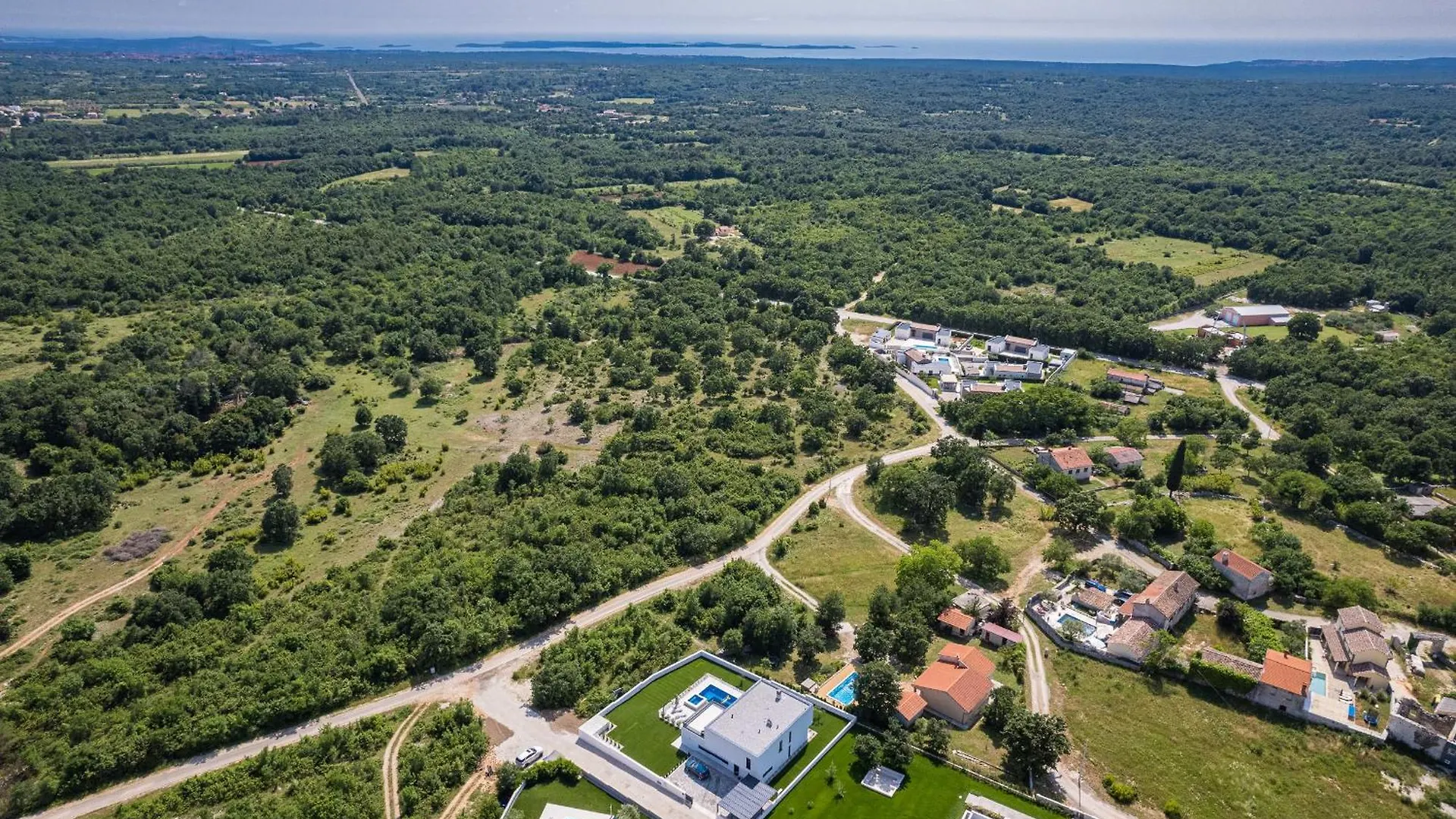 Villa Maem In Central Istria For Families With Sauna, Whirlpool & Sea View Juršići 0*,  Horvátország